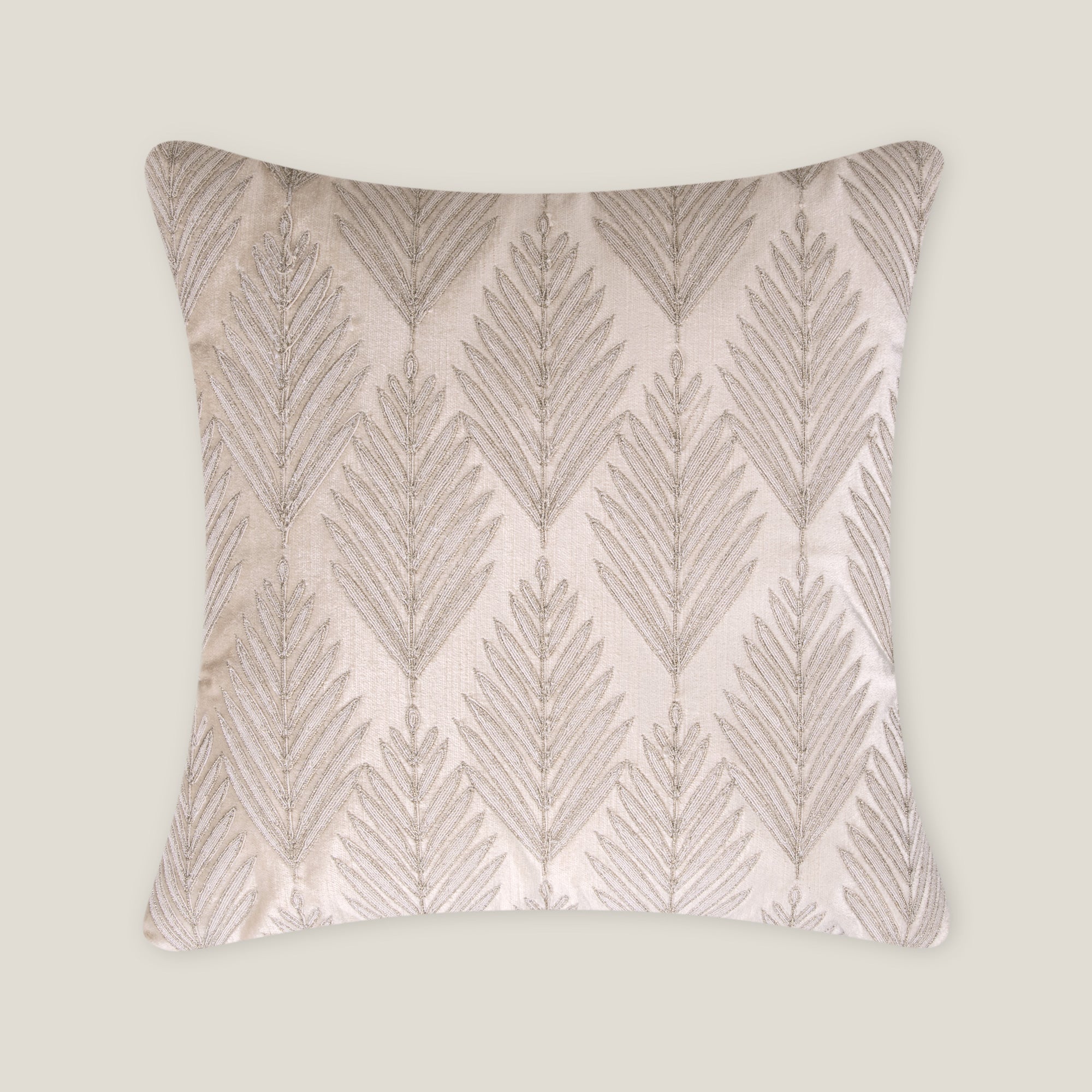 Lavinia Cord Emb. Off White Cushion Cover