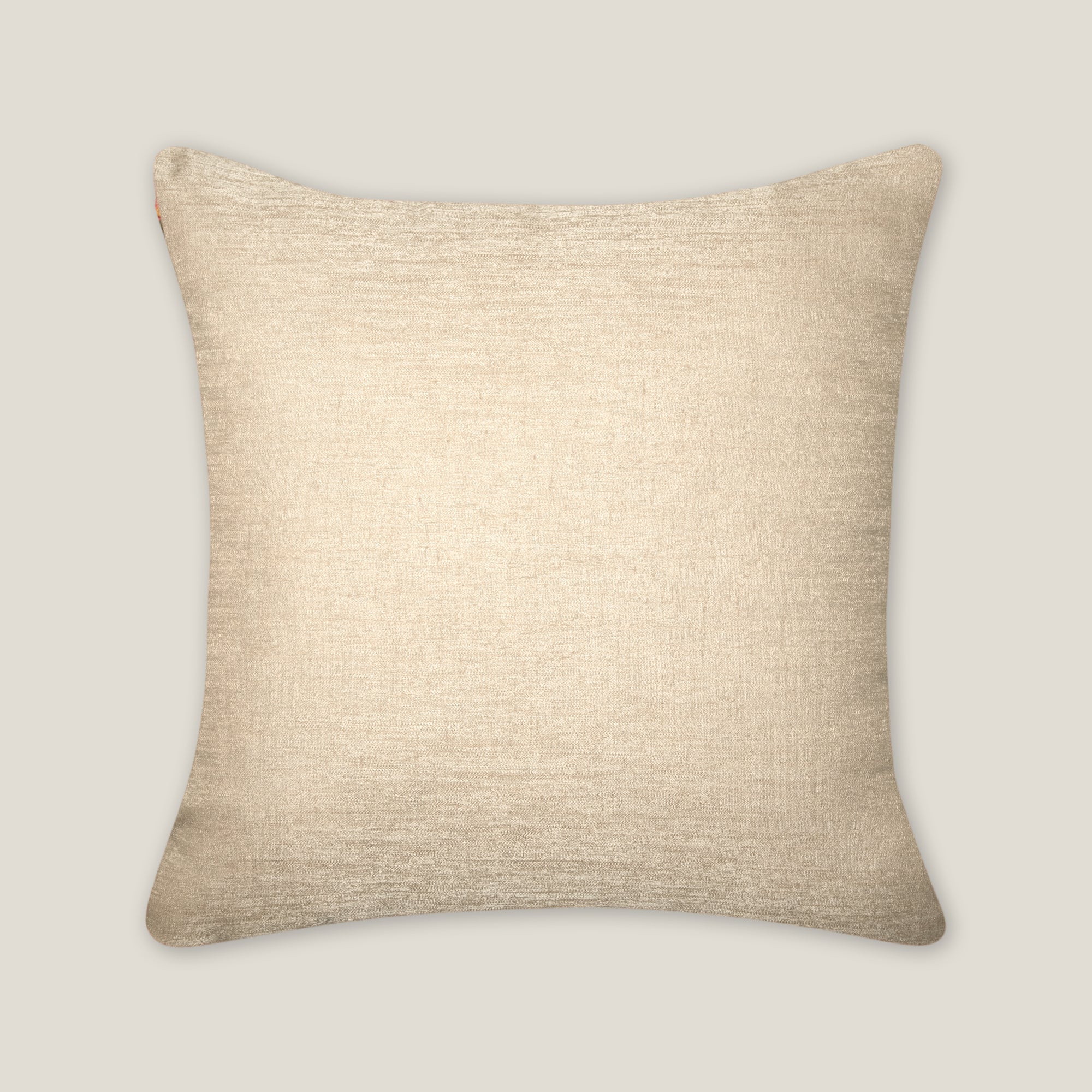 Fergana Beige Emb. Cushion Cover