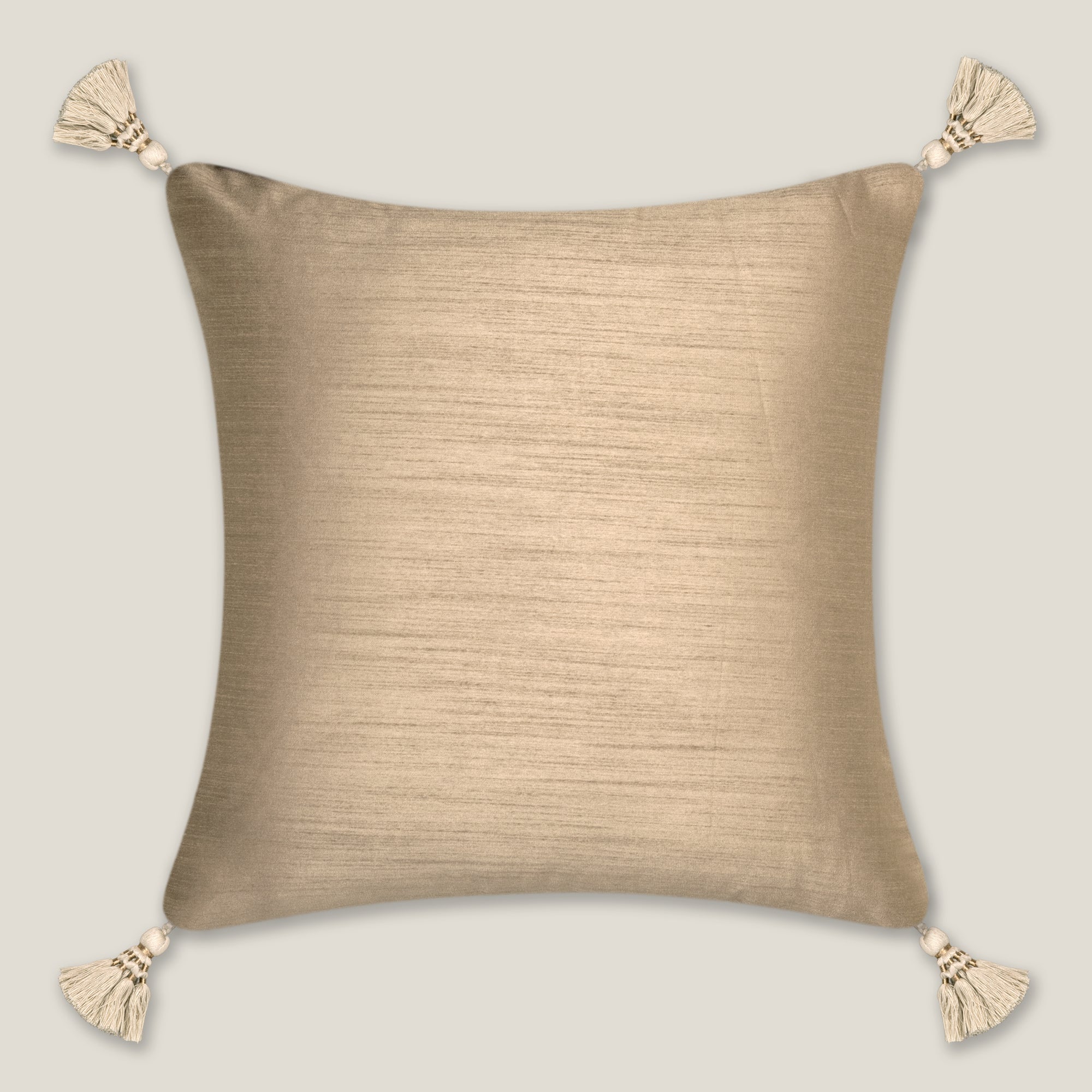 Lucio Beige Emb. Cushion Cover